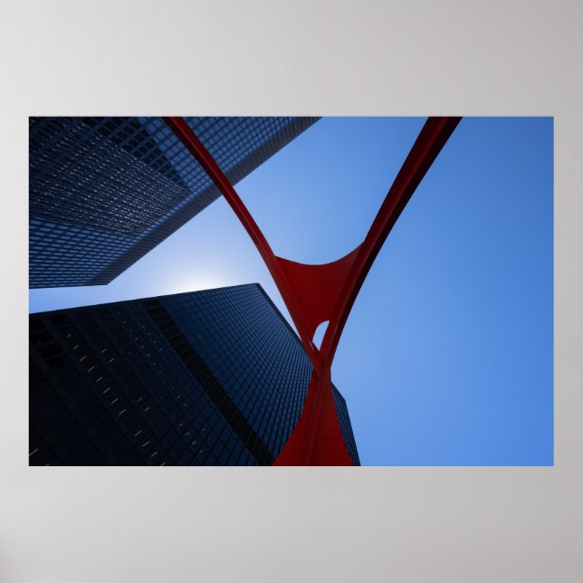 Póster Chicago Flamingo (Frente)