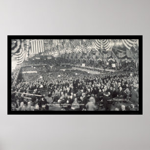 Póster Chicago, IL Foto Republicana 1920