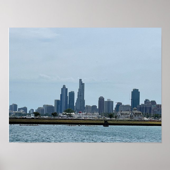Póster Chicago Illinois (Frente)