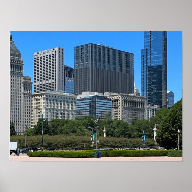 Póster Chicago Illinois (Frente)