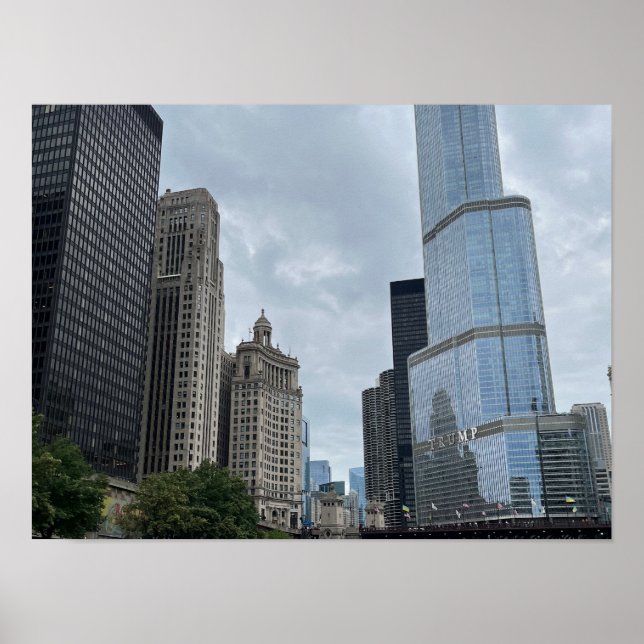 Póster Chicago Illinois (Frente)