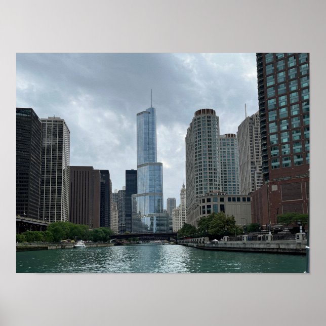 Póster Chicago Illinois (Frente)