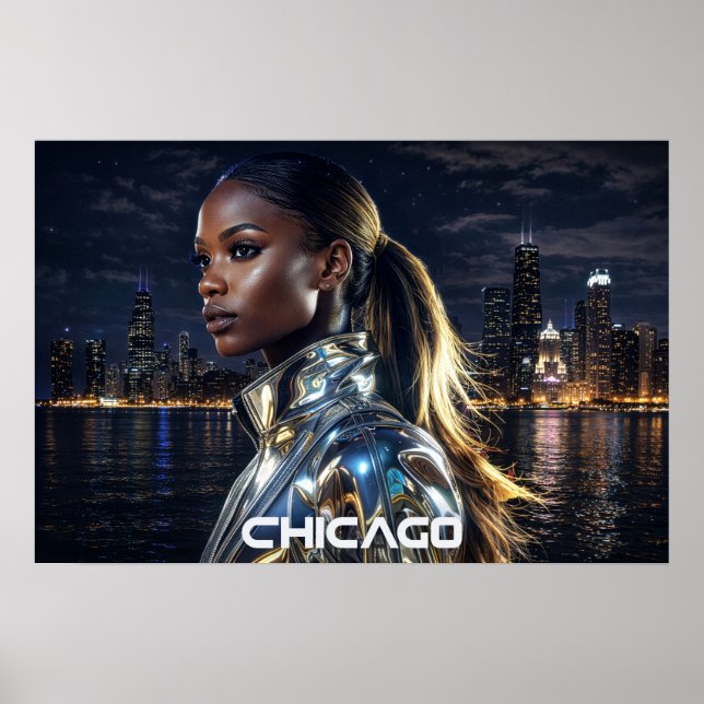 PÓSTER CHICAGO - ILLINOIS (Frente)