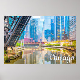 Póster Chicago, Illinois, Estados Unidos