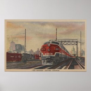 Póster Chicago, Illinois / Train