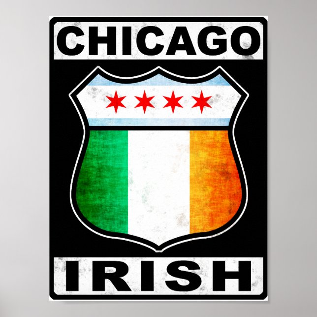 Póster Chicago Irish American (Frente)