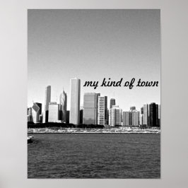 Póster chicago is my kind of town