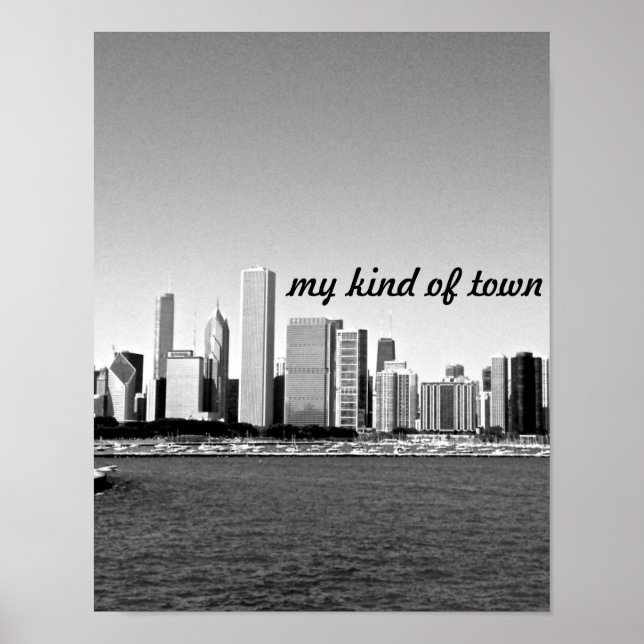 Póster chicago is my kind of town (Frente)