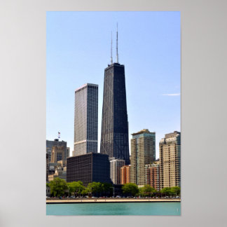 Póster Chicago John Hancock