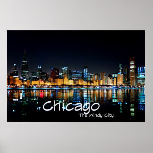 PÓSTER CHICAGO - LA CIUDAD DEL VIENTO