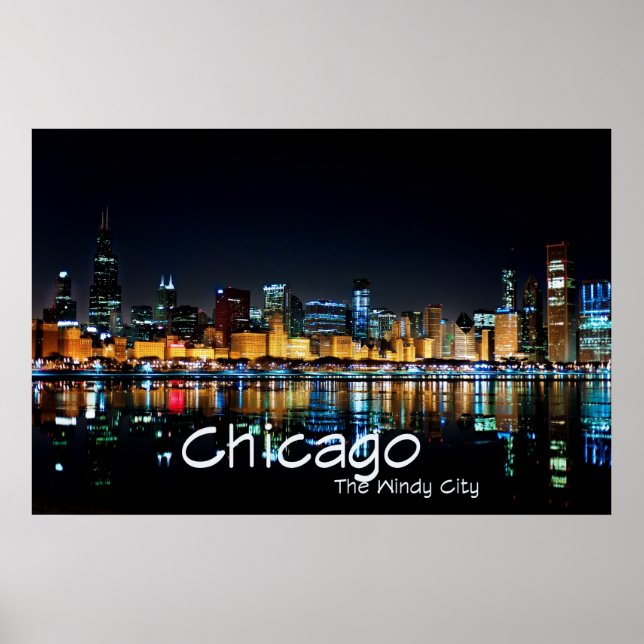 PÓSTER CHICAGO - LA CIUDAD DEL VIENTO (Frente)
