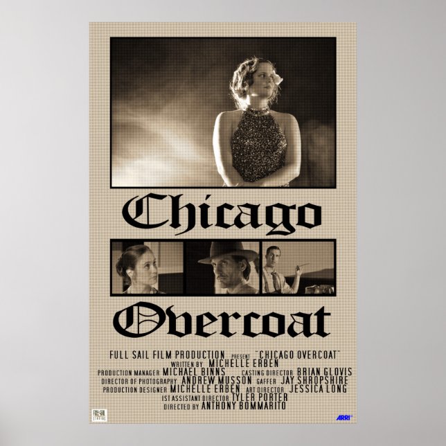 Póster Chicago Overcoat (Frente)