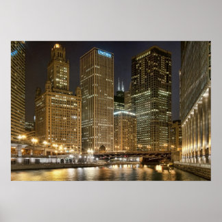 Póster Chicago por poster nocturno