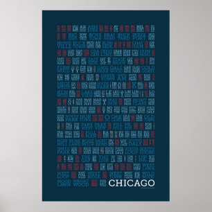 Póster Chicago silábica