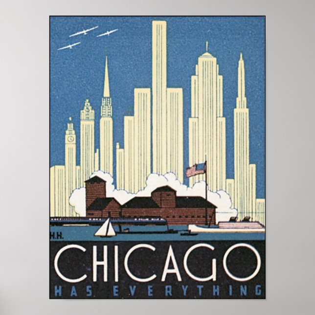 Póster Chicago tiene todo (Frente)
