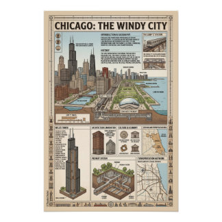Póster Chicago, USA