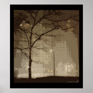 Póster Chicago Winter Wonderland