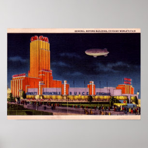Póster Chicago Worlds Fair 1933