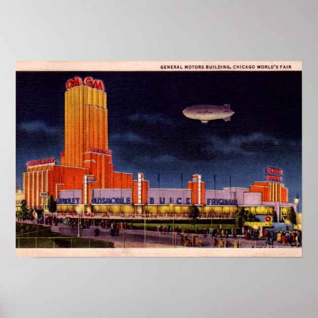 Póster Chicago Worlds Fair 1933 (Frente)