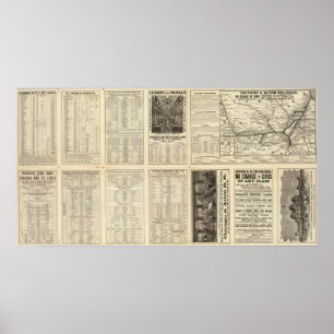 Póster Chicago y Alton Railroad 2