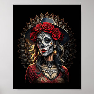 Póster Chicano Chicana La Raza Barrio Tattoo Muerte _1