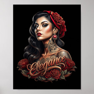Póster Chicano Chicana La Raza Barrio Tattoo Muerte _5
