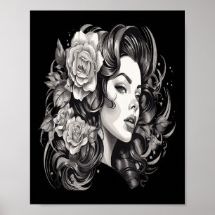 Póster Chicano Chicana La Raza Barrio Tattoo Muerte _6