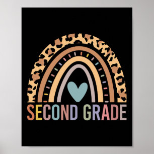 Póster Chicas Arcoiris de Segundo Grado Profesor Equipo 2