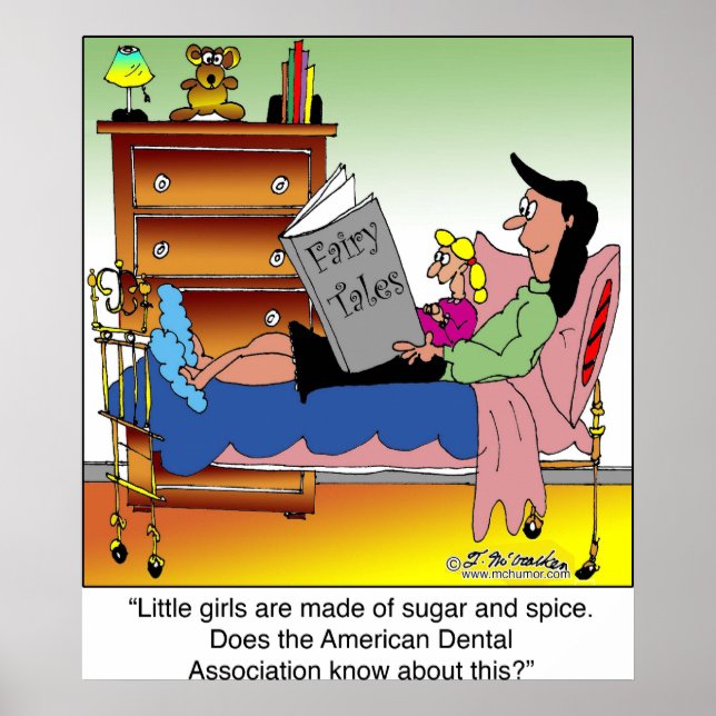 Póster Chicas, azúcar, especias y dentistas (Frente)