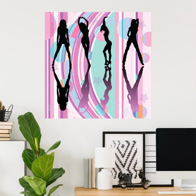 Póster Chicas bailarines (Subido por el creador)