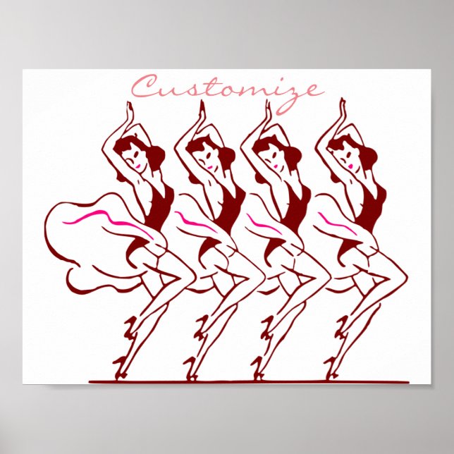 Póster Chicas bailarines Thunder_Cove (Frente)