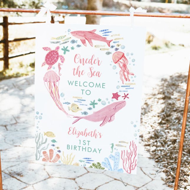 Póster Chicas Bajo El Mar Cumpleaños 1 Bienvenida (Subido por el creador)
