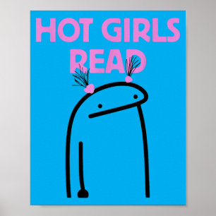 Póster Chicas Calientes Leen