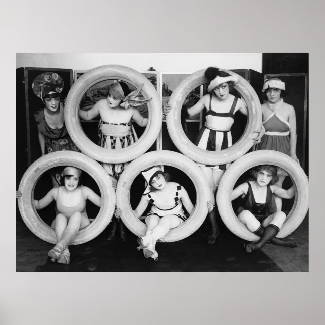 Póster Chicas cansados: años 20 (Frente)