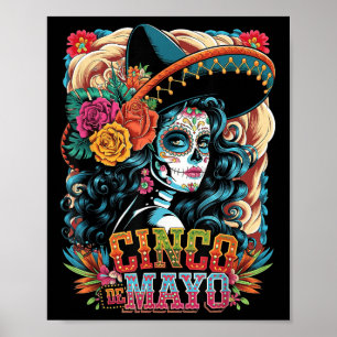 Póster Chicas Cinco De Mayo Fiesta Mexicana De Fiesta 5 D