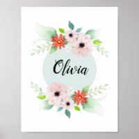 Chicas cortan las flores y el nombre de las acuare