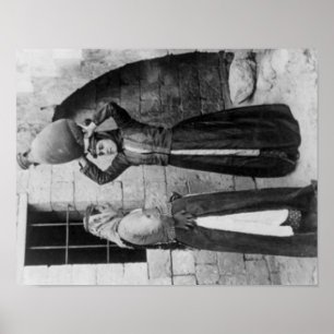 Póster Chicas cristianos con jarra de agua en Nazaret