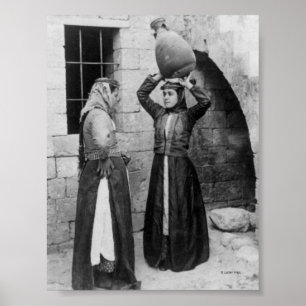 Póster Chicas cristianos en Nazaret