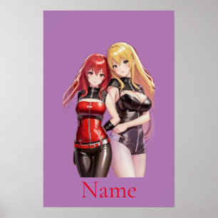 Póster Chicas Cuadros Anime Thunder_Cove