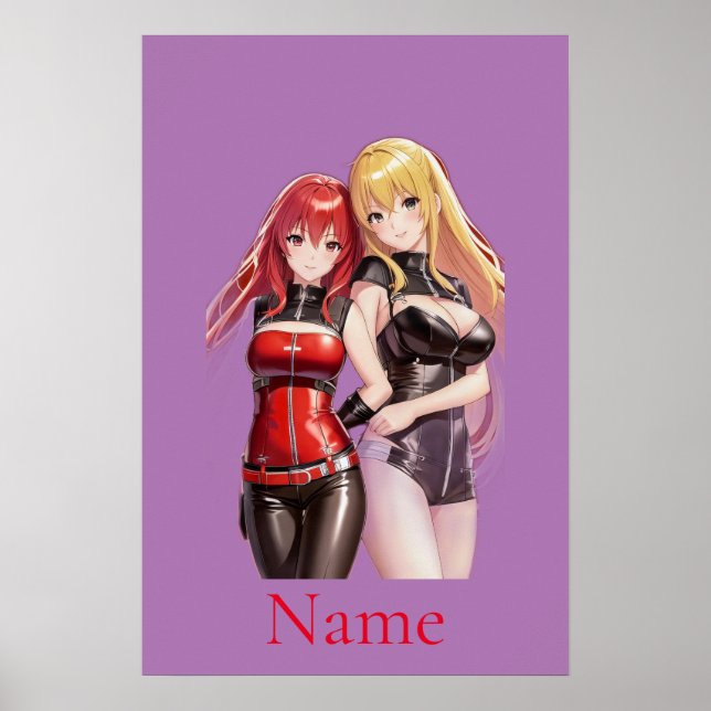 Póster Chicas Cuadros Anime Thunder_Cove (Frente)