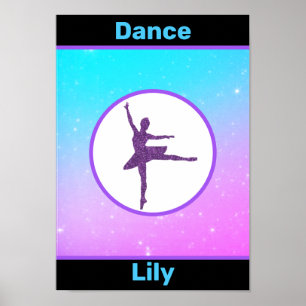 Póster Chicas Dance Pastel Poster personalizado