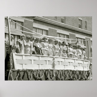 Póster Chicas de Apple Blossom, 1925