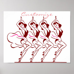 Póster Chicas de baile Thunder_Cove