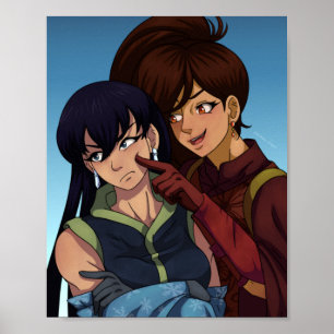 Póster Chicas de fantasía