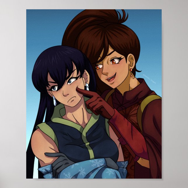 Póster Chicas de fantasía (Frente)