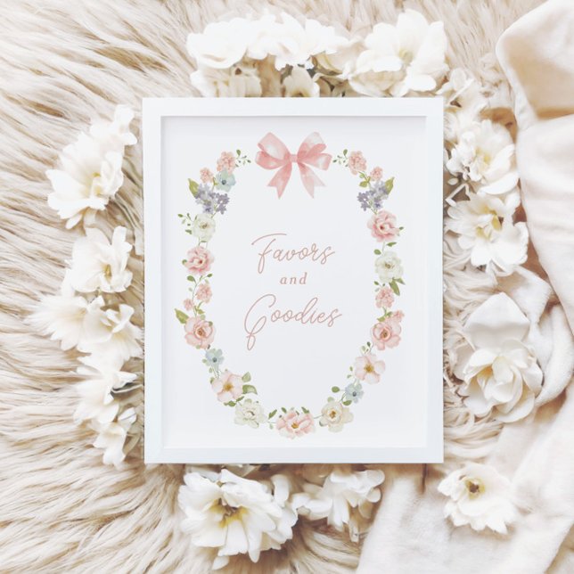 Póster Chicas de flores silvestres rosadas favorecen y Ró (Subido por el creador)