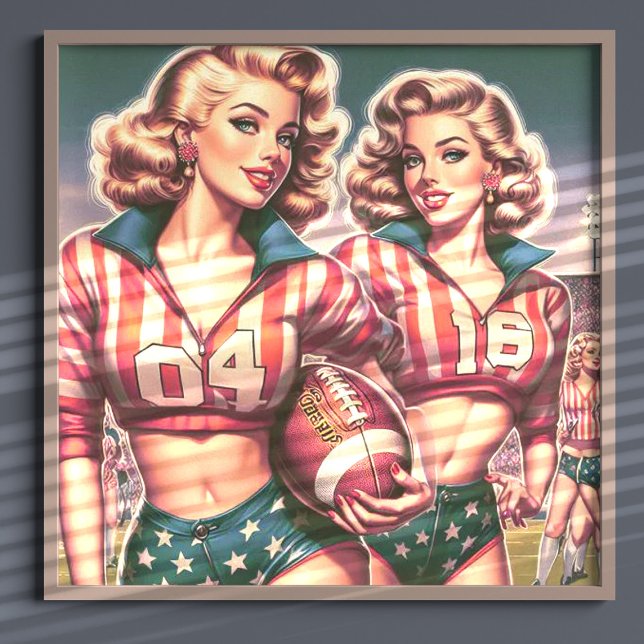 Póster Chicas de fútbol de la época (Subido por el creador)