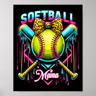 Póster Chicas de goteo suave helado goteo juventud mama s