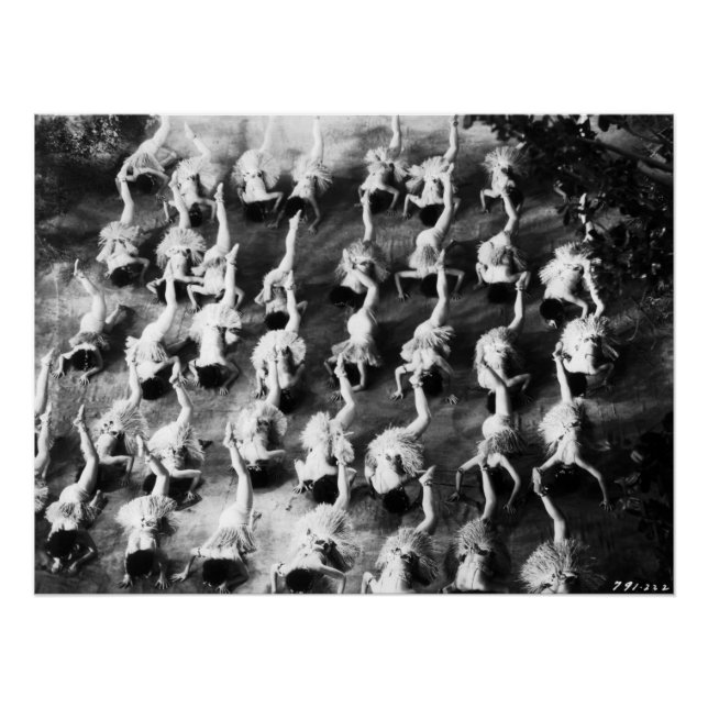 Póster Chicas de Hollywood Musical Chorus (Anverso)