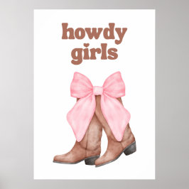 Póster Chicas de Howdy